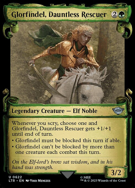 Glorfindel, Dauntless Rescuer (LTR) (Silver Foil) (Showcase) (#622)