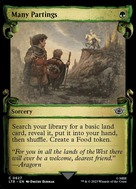 Many Partings (LTR) (Silver Foil) (Showcase) (#627)