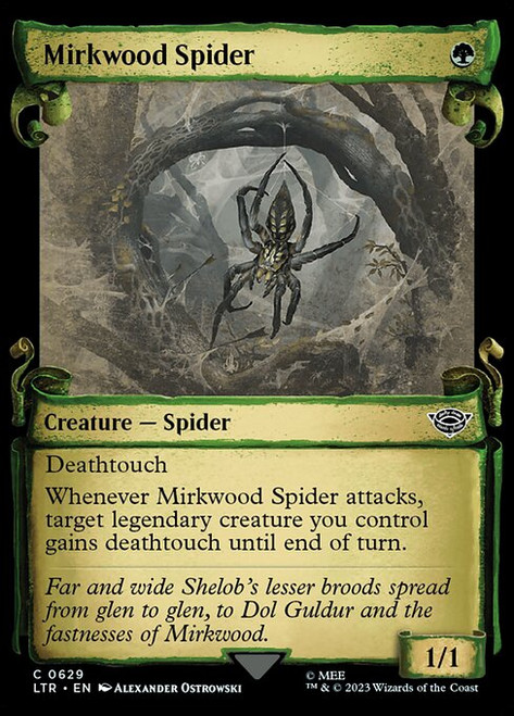 Mirkwood Spider (LTR) (Silver Foil) (Showcase) (#629)