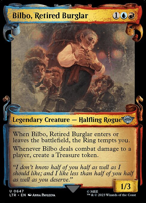 Bilbo, Retired Burglar (LTR) (Silver Foil) (Showcase) (#647)