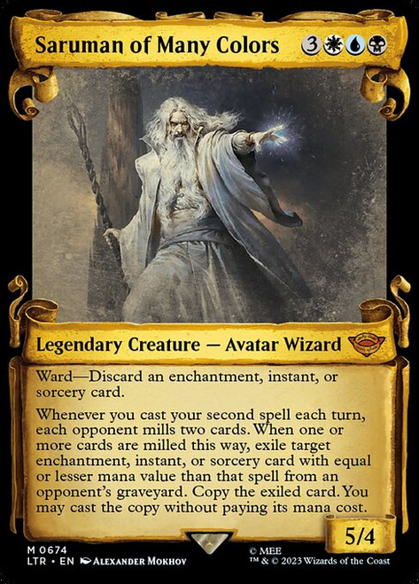 Saruman of Many Colors (LTR) (Silver Foil) (Showcase) (#674)