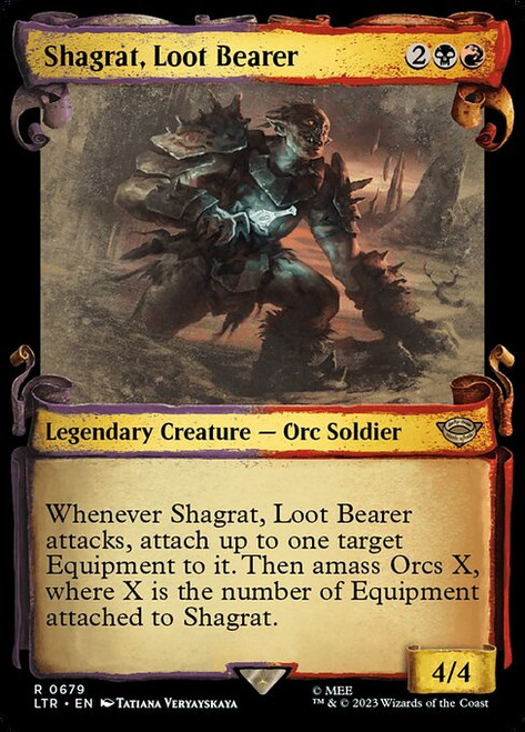 Shagrat, Loot Bearer (LTR) (Silver Foil) (Showcase) (#679)