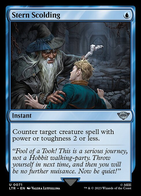 Stern Scolding (LTR) (Foil) (#71)