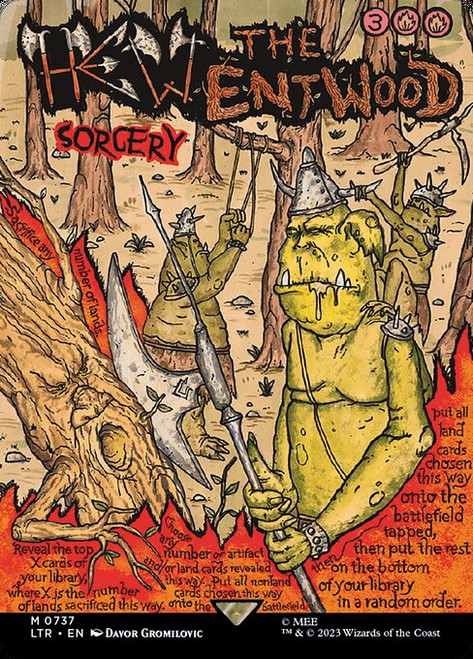 Hew the Entwood (LTR) (Full Art) (#737)