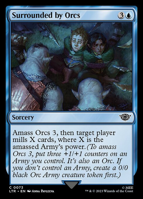 Surrounded by Orcs (LTR) (Foil) (#73)