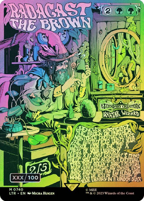 Radagast the Brown (LTR) (Double Rainbow) (Full Art) (#740z)