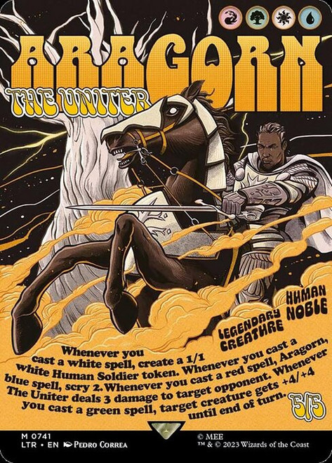 Aragorn, the Uniter (LTR) (Foil) (Full Art) (#741)