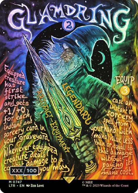 Glamdring (LTR) (Double Rainbow) (Full Art) (#747z)