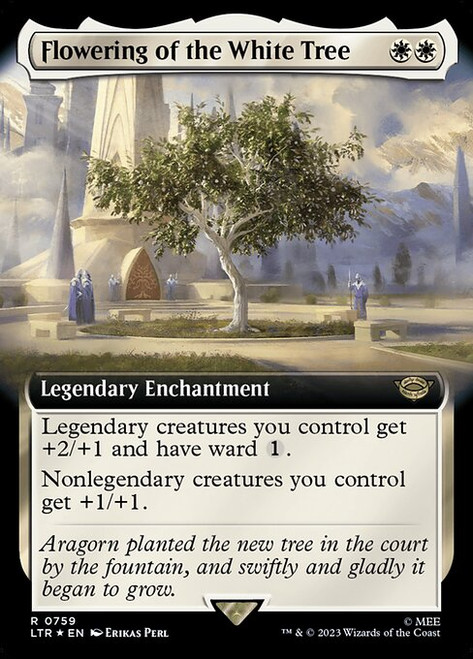 Flowering of the White Tree (LTR) (SurgeFoil) (Extended Art) (#759)