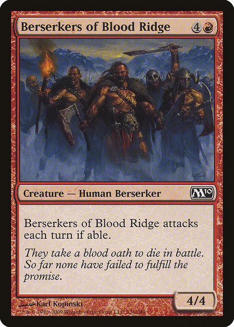 Berserkers of Blood Ridge (M10) (Foil) (#126)