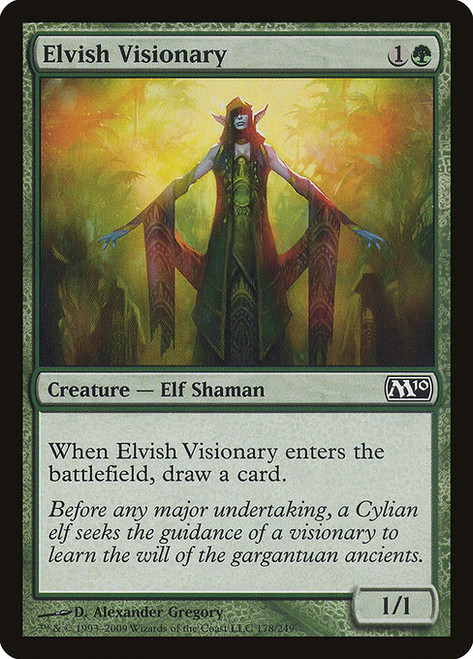 Elvish Visionary (M10) (Foil) (#178)