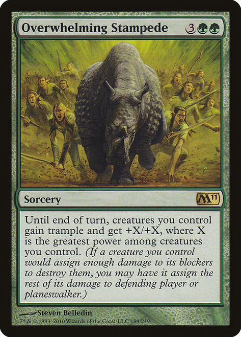 Overwhelming Stampede (M11) (Foil) (#189)