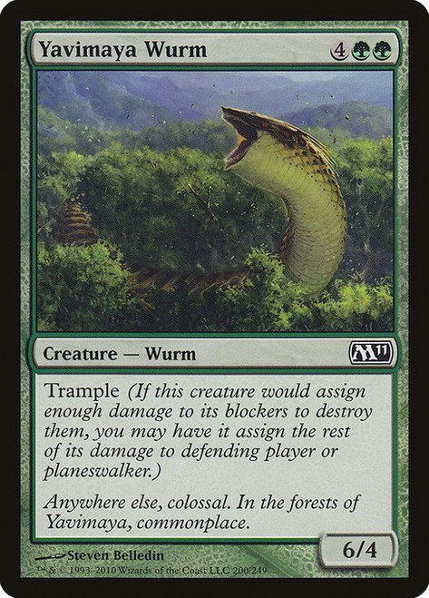 Yavimaya Wurm (M11) (#200)
