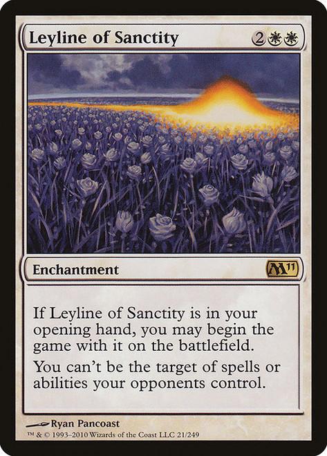 Leyline of Sanctity (M11) (Foil) (#21)