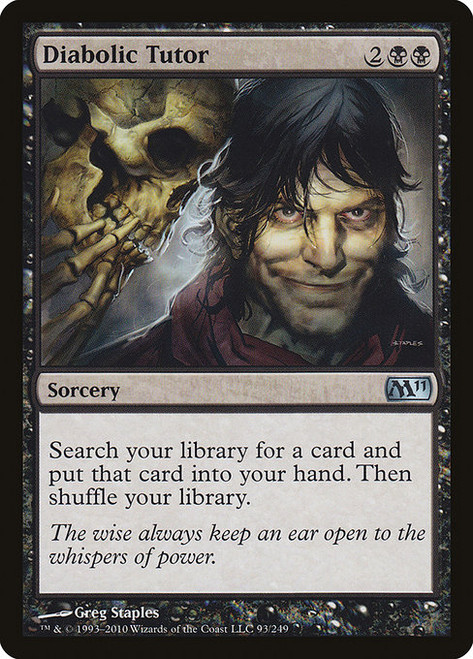 Diabolic Tutor (M11) (Foil) (#93)