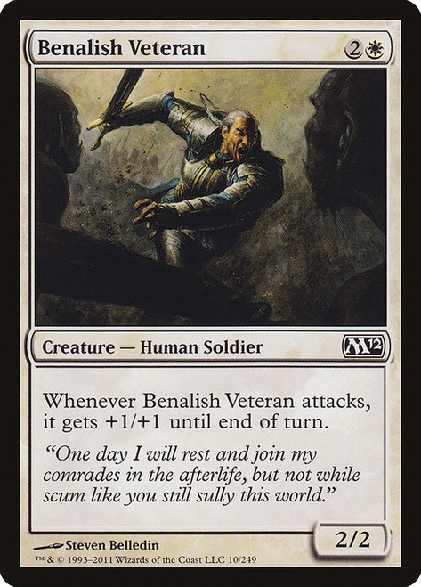 Benalish Veteran (M12) (Foil) (#10)
