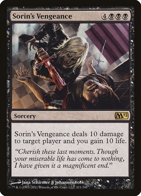 Sorin's Vengeance (M12) (Foil) (#111)