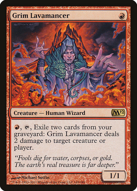 Grim Lavamancer (M12) (Foil) (#145)