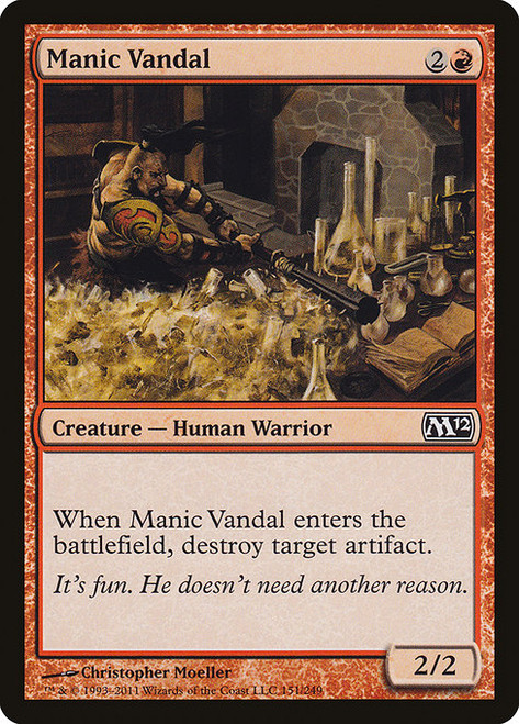 Manic Vandal (M12) (Foil) (#151)