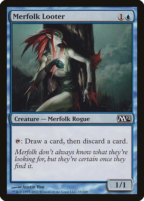 Merfolk Looter (M12) (Foil) (#65)