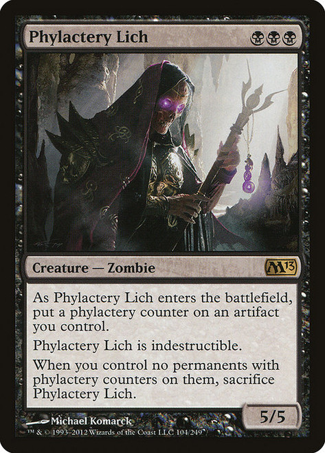 Phylactery Lich (M13) (Foil) (#104)