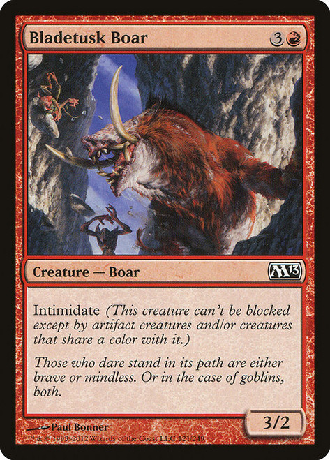 Bladetusk Boar (M13) (Foil) (#121)