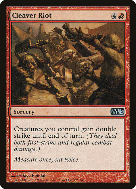 Cleaver Riot (M13) (Foil) (#125)