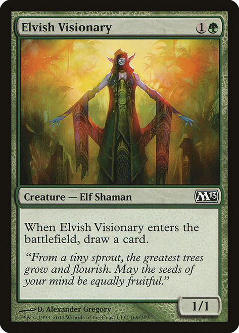 Elvish Visionary (M13) (Foil) (#169)