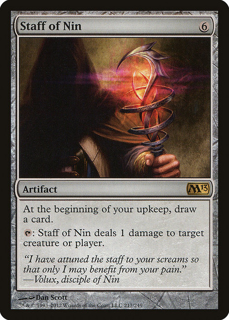 Staff of Nin (M13) (Foil) (#217)