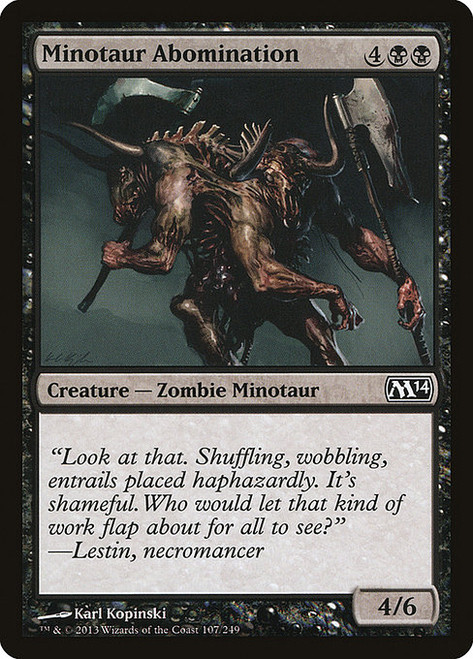 Minotaur Abomination (M14) (Foil) (#107)