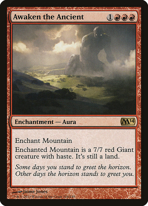 Awaken the Ancient (M14) (Foil) (#126)