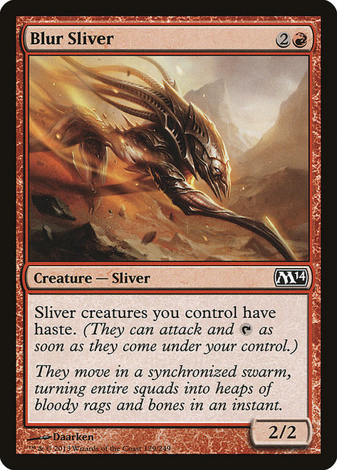 Blur Sliver (M14) (Foil) (#129)