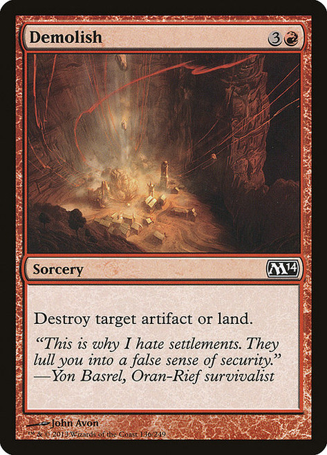 Demolish (M14) (Foil) (#136)