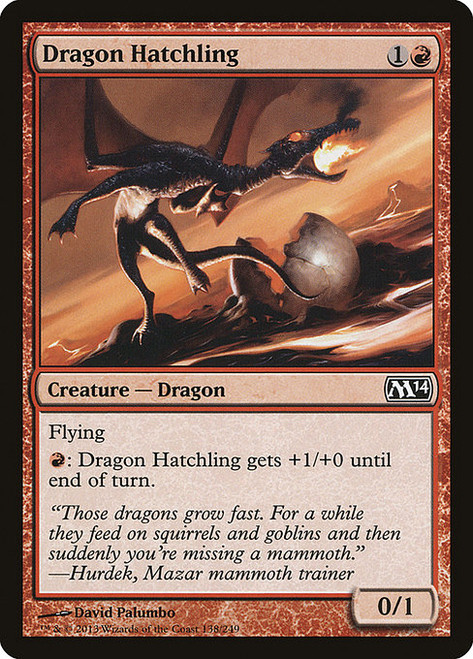 Dragon Hatchling (M14) (Foil) (#138)