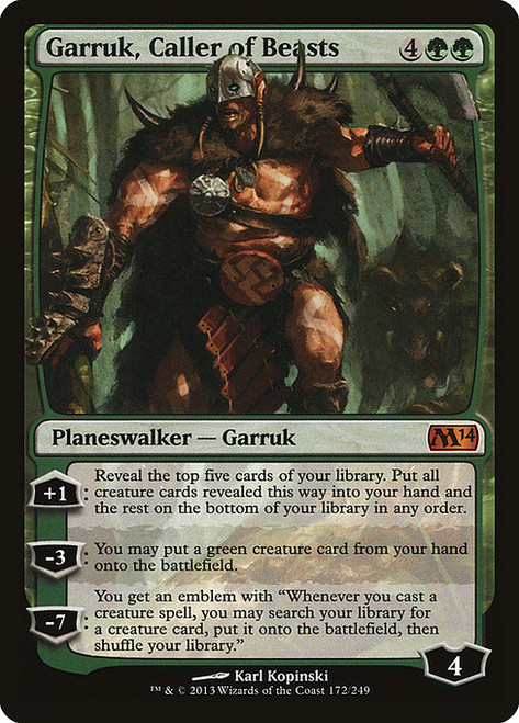 Garruk, Caller of Beasts (M14) (Foil) (#172)