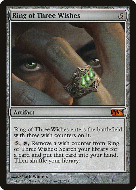 Ring of Three Wishes (M14) (Foil) (#216)