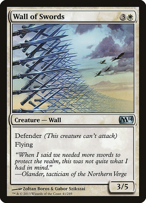 Wall of Swords (M14) (Foil) (#41)