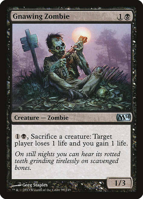 Gnawing Zombie (M14) (Foil) (#99)