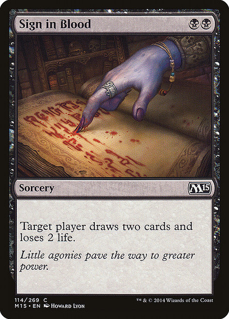 Sign in Blood (M15) (#114)