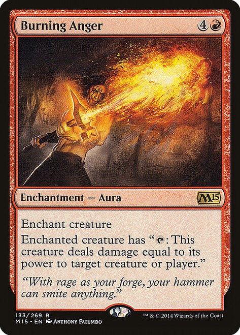 Burning Anger (M15) (Foil) (#133)