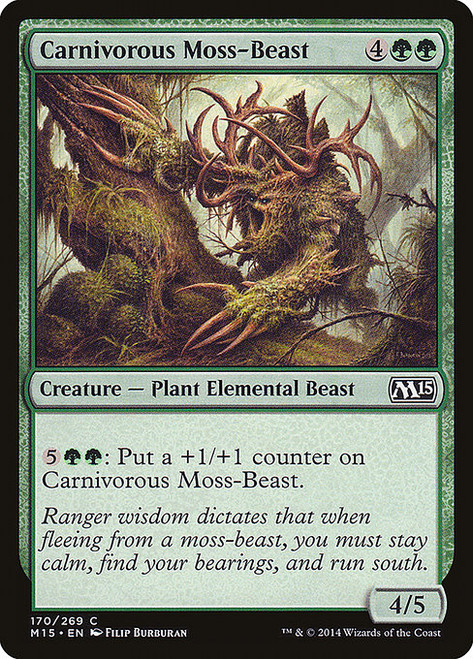 Carnivorous Moss-Beast (M15) (Foil) (#170)