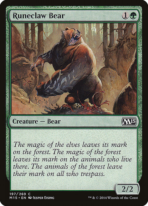 Runeclaw Bear (M15) (Foil) (#197)