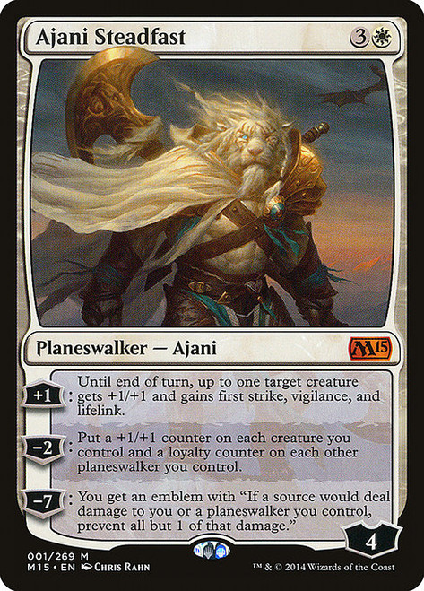 Ajani Steadfast (M15) (Foil) (#1)