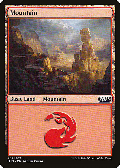 Mountain (M15) (Foil) (#262)