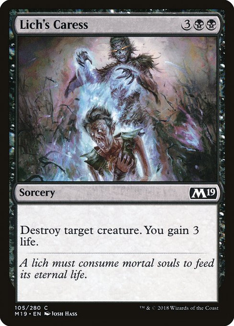 Lich's Caress (M19) (Foil) (#105)