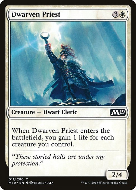 Dwarven Priest (M19) (Foil) (#11)