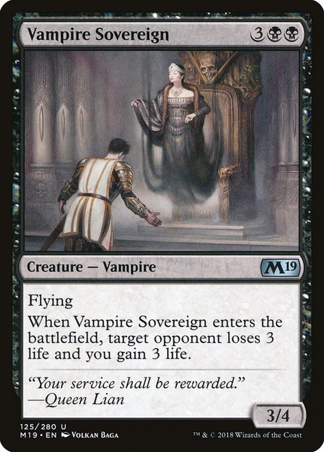 Vampire Sovereign (M19) (Foil) (#125)