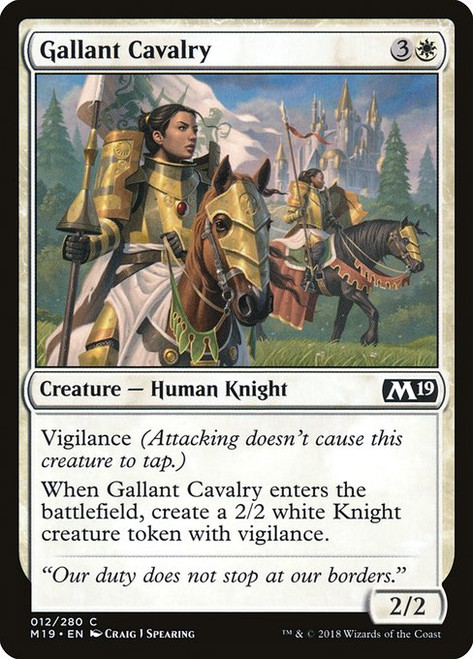 Gallant Cavalry (M19) (Foil) (#12)