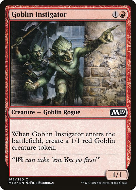 Goblin Instigator (M19) (Foil) (#142)