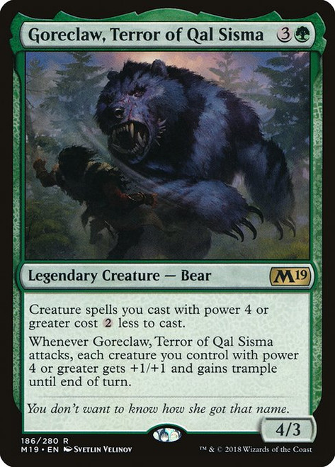 Goreclaw, Terror of Qal Sisma (M19) (Foil) (#186)